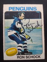 1975 O-Pee-Chee OPC NHL #75 Ron Schock