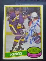 1980 O-Pee-Chee OPC Base Set #316 Andre St.Laurent