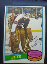 1980 O-Pee-Chee OPC Base Set #394 Markus Mattsson