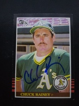 1985 Donruss Base Set #618 Chuck Rainey