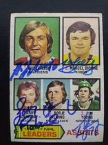1977 O-Pee-Chee OPC Base Set #2 Assist Leaders