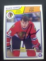 1983 O-Pee-Chee OPC Base Set #101 Greg Fox