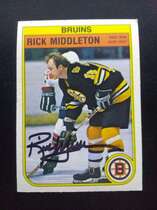 1982 O-Pee-Chee OPC Base Set #15 Rick Middleton