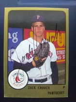 1988 ProCards Pawtucket Red Sox #457 Zach Crouch