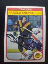 1982 O-Pee-Chee OPC Base Set #357 Harold Snepsts
