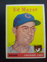 1958 Topps Base Set #461 Ed Mayer