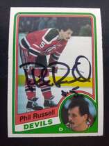 1984 O-Pee-Chee OPC Base Set #120 Phil Russell