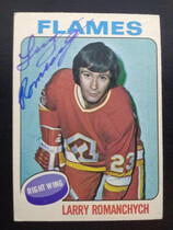 1975 O-Pee-Chee OPC NHL #153 Larry Romanchych