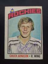 1976 O-Pee-Chee OPC NHL #92 Chuck Arnason