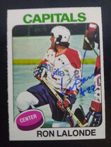 1975 O-Pee-Chee OPC NHL #152 Ron Lalonde