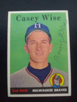 1958 Topps Base Set #247 Casey Wise