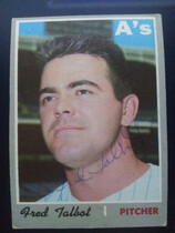 1970 Topps Base Set #287 Fred Talbot