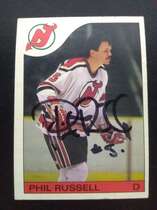 1985 O-Pee-Chee OPC Base Set #30 Phil Russell