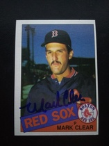 1985 Topps Base Set #207 Mark Clear