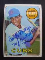 1969 Topps Base Set #372 Adolfo Phillips