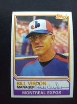 1983 Topps Base Set #516 Bill Virdon