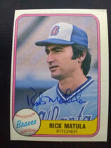 1981 Fleer Base Set #263 Rick Matula