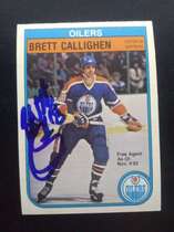 1982 O-Pee-Chee OPC Base Set #103 Brett Callighen