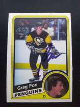1984 O-Pee-Chee OPC Base Set #175 Greg Fox