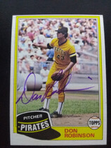 1981 Topps Base Set #168 Don Robinson