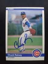 1984 Fleer Base Set #502 Chuck Rainey