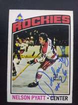 1976 O-Pee-Chee OPC NHL #98 Nelson Pyatt