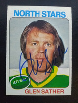 1975 O-Pee-Chee OPC NHL #222 Glen Sather