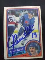 1984 O-Pee-Chee OPC Base Set #278 Alain Cote
