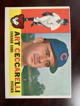 1960 Topps Base Set #156 Art Ceccarelli