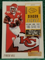 2018 Panini Contenders #52 Tyreek Hill