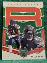 2018 Donruss Elite Spellbound Green #SB-JH5 Jordan Howard