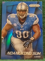 2014 Panini Prizm Prizm Blue #64 Ndamukong Suh