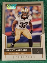2017 Score Scorecard #172 Kenny Vaccaro