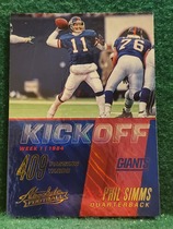 2017 Panini Absolute Kickoff #6 Phil Simms