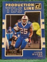 2017 Donruss Production Line Touchdowns #9 Lesean Mccoy