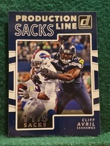 2017 Donruss Production Line Sacks #6 Cliff Avril