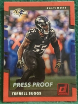 2017 Donruss Press Proof Red #43 Terrell Suggs