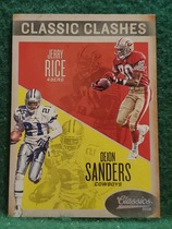 2016 Panini Classics Classic Clashes #5 Deion Sanders|Jerry Rice