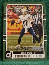2016 Donruss Production Line Yardage #12 Philip Rivers