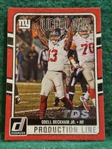 2016 Donruss Production Line Touchdowns #8 Odell Beckham Jr.