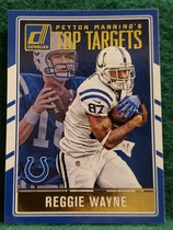 2016 Donruss Peyton Manning Top Targets #2 Peyton Manning|Reggie Wayne