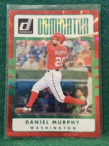2017 Donruss Dominators Red #6 Daniel Murphy