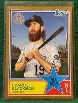 2018 Topps 1983 Topps All-Stars Gold #83AS-15 Charlie Blackmon