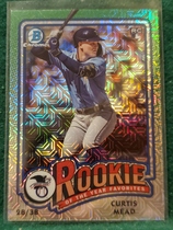 2024 Bowman Chrome Mega Box Rookie of the Year (Mojo Refractor) #ROY-10 Curtis Mead