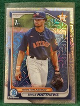 2024 Bowman Chrome Mega Box Prospects (Mojo Refractor) #BCP-69 Brice Matthews
