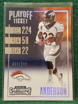 2016 Panini Contenders Playoff Ticket #65 C.J. Anderson