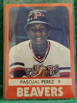 1980 TCMA Portland Beavers #7 Pascual Perez