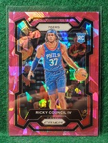 2023 Panini Prizm Pink Ice Prizm #294 Ricky Council Iv