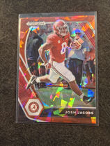 2021 Panini Prizm Draft Picks Red Ice Prizm #95 Josh Jacobs