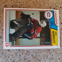 1983 O-Pee-Chee OPC Base Set #201 Rick Wamsley